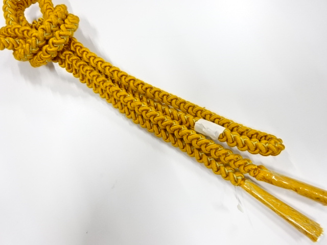 未使用品　正絹　手組帯締め